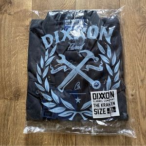 SOLD! Dixxon Flannel Company The Kraken XL Tall Solid Gray Brand New NWT